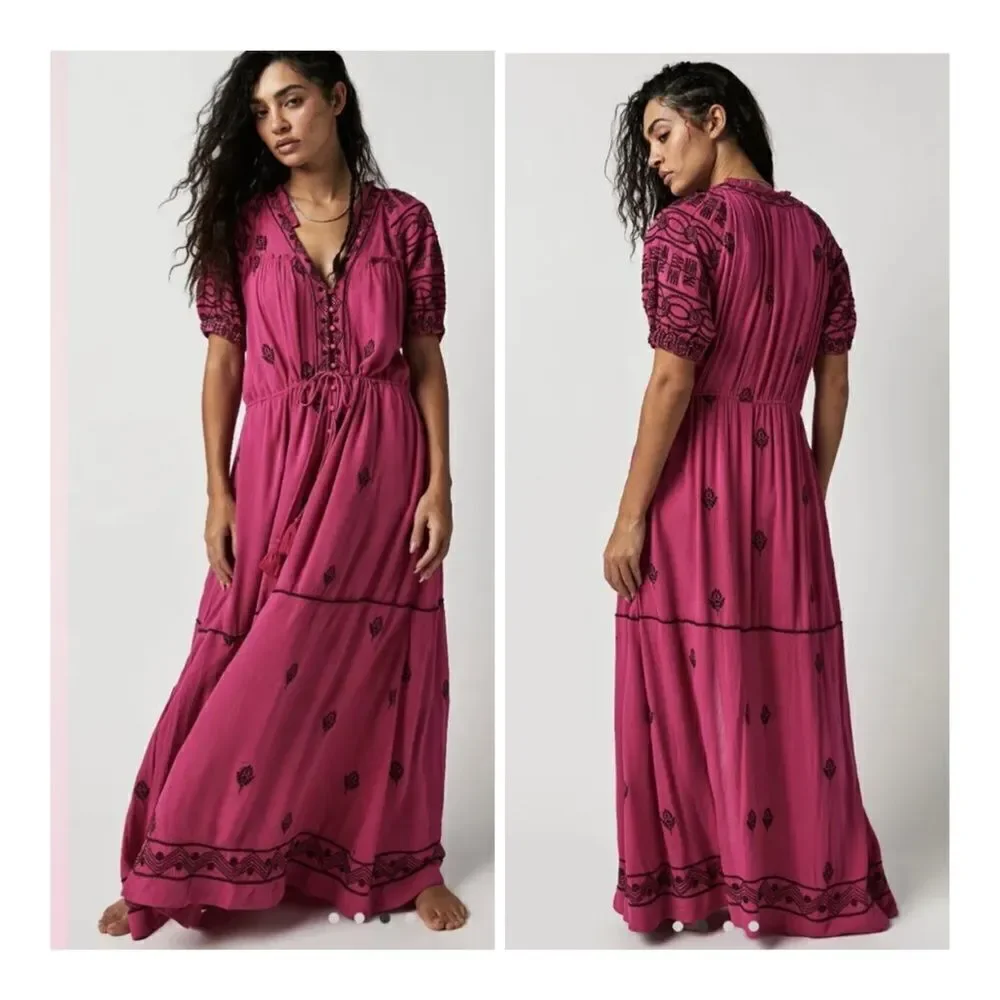 NWT Free people Riley Embroidered Maxi Dress size S
Retail $188
New with tag - Picture 1 of 13